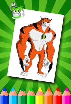 Ben 10 Colouring Book游戏截图5