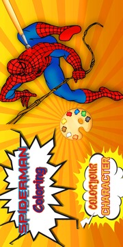 Spider-Man Coloring pages : Spider Games游戏截图2