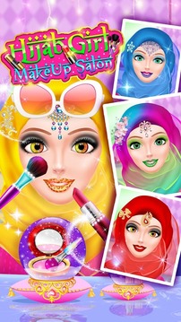 Hijab Girl Make Up Salon游戏截图1