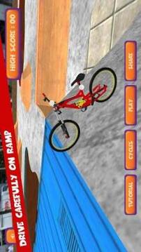 BMX Cycle Stunt : 2 Finger Touch Ride & Stunts游戏截图5