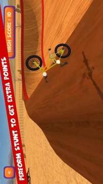 BMX Cycle Stunt : 2 Finger Touch Ride & Stunts游戏截图3