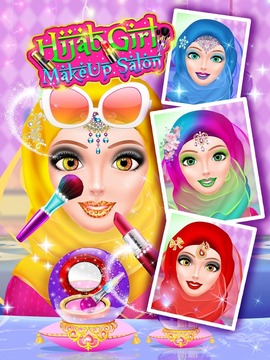 Hijab Girl Make Up Salon游戏截图4