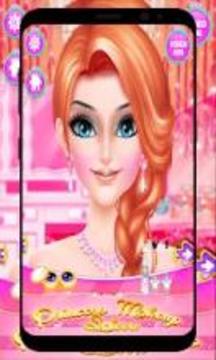 Pink Princess Mackeup Salon : Star Girl Makeover游戏截图3