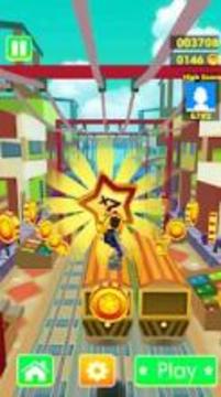 Bus & Subway Train Surf Run 3D游戏截图2