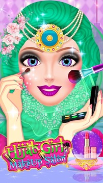 Hijab Girl Make Up Salon游戏截图3