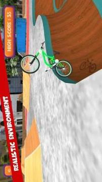 BMX Cycle Stunt : 2 Finger Touch Ride & Stunts游戏截图1