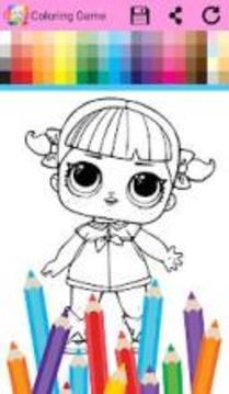 Surprise Lol Coloring Book Dolls游戏截图4