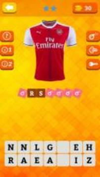 Guess the Football Shirt quiz游戏截图3