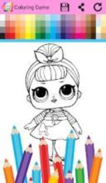 Surprise Lol Coloring Book Dolls游戏截图3