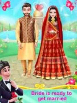 Indian Style Wedding Makeup - Indian Makeover Game游戏截图1