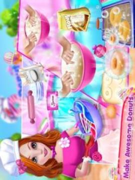 Sweet Donut Maker - Crazy Cooking Bakery Shop游戏截图3