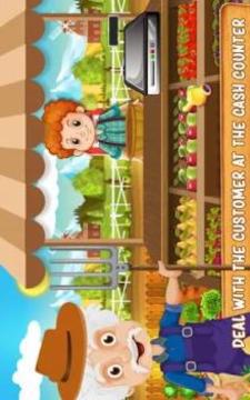 Grandpa Farmer Cash Register: Cashier Game游戏截图2