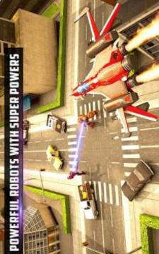 Captain Robot Transform: Crime Battle City游戏截图4