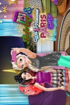 Ice Princess & Ladybug Paris Selfie Game游戏截图2