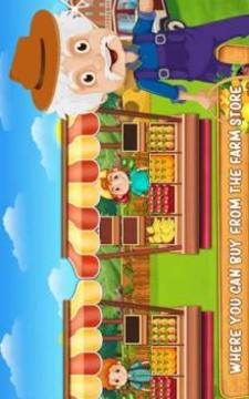 Grandpa Farmer Cash Register: Cashier Game游戏截图3