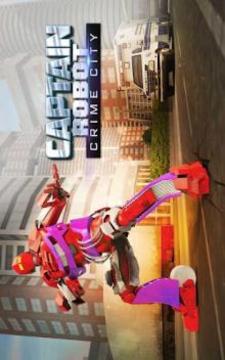 Captain Robot Transform: Crime Battle City游戏截图3