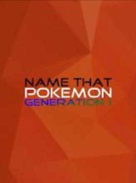 Name That Pokemon - Free Trivia Game游戏截图3