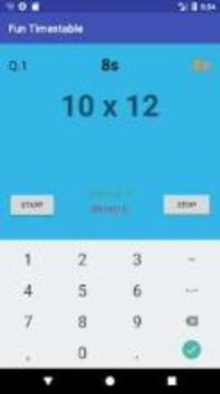 Fun Times Table Quiz - Free游戏截图3