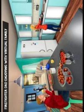 My Dad Firefighter - Happy Family Games游戏截图1