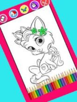 ❤️ Princess Coloring Pages For Kids & Adults **游戏截图2