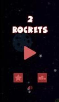 2 Rockets Interstellar Space Race Asteroid Dodge游戏截图4