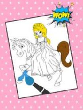 ❤️ Princess Coloring Pages For Kids & Adults **游戏截图4