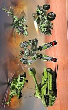 US Army Robot Transform Tank War 2游戏截图1