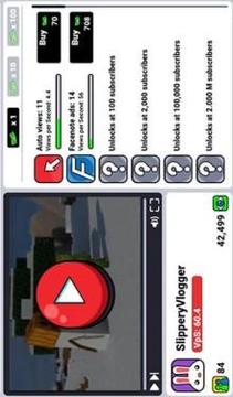 Youtube play vlogger you tube blogger clicker游戏截图1