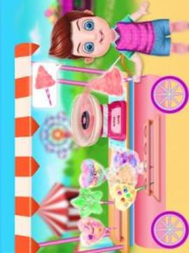 Sweet Cotton Candy Maker - Carnival Food Fair游戏截图1