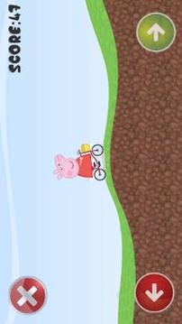 Hill Climb Peppa Kids Race 2018游戏截图3