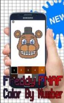 FnAF Color by number - Pixel art sandbox coloring游戏截图1