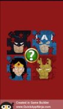 Guess Name That Superhero Puzzle Quiz游戏截图3