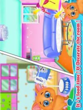 kitty daycare & grooming salon - cat meow meow游戏截图1