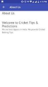 Cricket Prediction and Tips游戏截图1