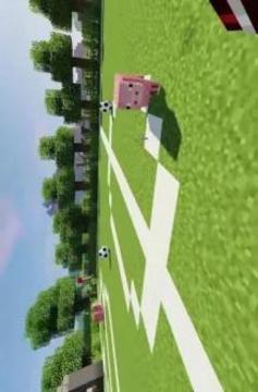 Soccer Mod (Playing Football in Minecraft)游戏截图1