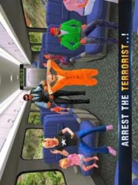 Passenger Train Attack - Hijack Rescue Heroes游戏截图5