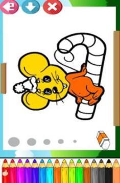 Book Min mouse Coloring Page Games游戏截图1