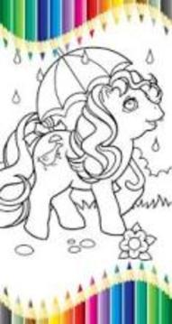 MyLittle Unicorn Coloring Game For Kids游戏截图1