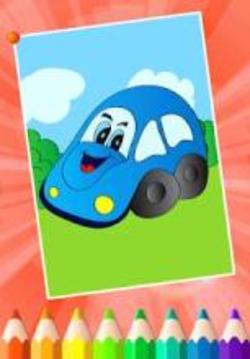 Cars Coloring Book Games for Boys游戏截图2