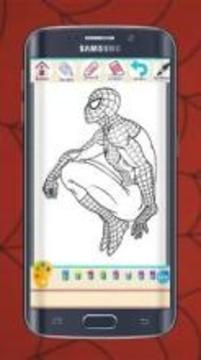 The Amazing Spider Hero - Coloring Book游戏截图3