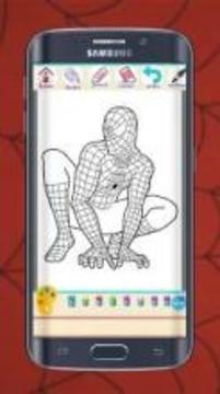 The Amazing Spider Hero - Coloring Book游戏截图1