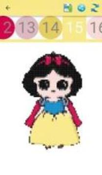 Princesses and Dolls color by number-Lol Pixel Art游戏截图5