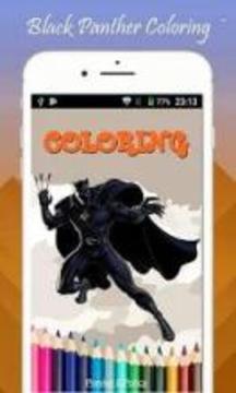 Black Panther Coloring游戏截图2