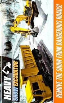 Heavy Snow Excavator Simulator游戏截图3