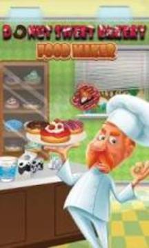 Donut Maker Shop: Dessert Food Cooking游戏截图1