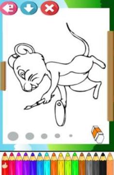 Book Min mouse Coloring Page Games游戏截图4