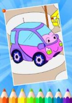 Cars Coloring Book Games for Boys游戏截图1