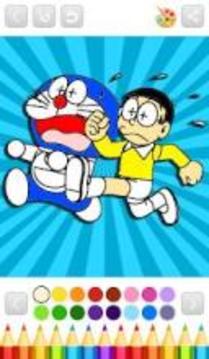 Superhero Nobita Coloring Book游戏截图2