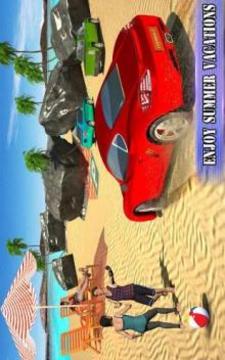 Beach Car Parking 3d Simulator 2018游戏截图2