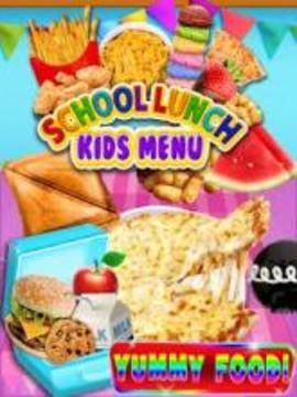 School Lunch Food - Kids Menu Pizza & Ice Cream游戏截图5